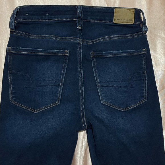 american eagle super high rise jegging 2 short - Picture 4 of 6